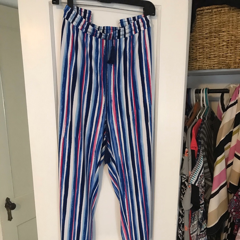 Context stretch wide leg pant